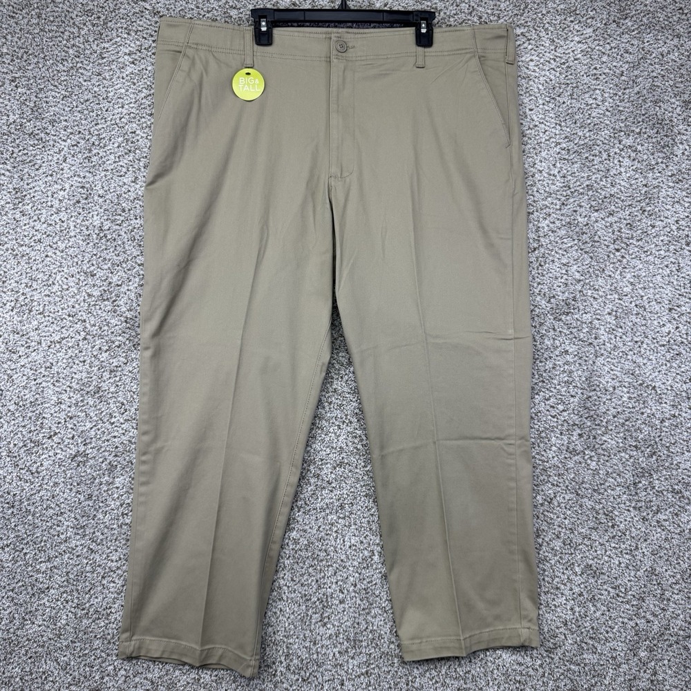 NEW Lee Performance Series Pants Men's 46x29 Extreme Comfort MVP Straight Khaki